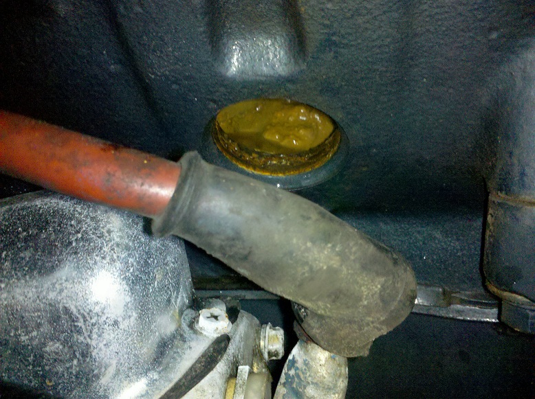 Wakeboarder Freeze plug (I think) popped out.